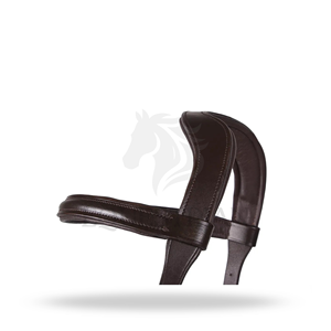 CAVESSON <b>LEATHER</b> BRIDLE FULL SIZE ENGLISH RIDING BRIDLE FOR HORSE TRAINING - Product Image 4