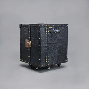 Mueble Bar de Cuero Moderno de Alta Calidad, Ecológico y Duradero para Sótano, Interior, Exterior, Hogar y Cafetería - Product Image 2