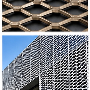 Maille Métallique Déployée en Aluminium pour l'Architecture, Maille Métallique Déployée en Aluminium pour Clôtures, Écran en Métal Déployé en Aluminium - Product Image 5