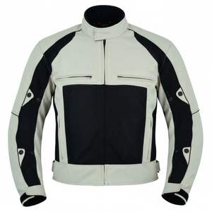 เสื้อแจ็คเก็ตนิรภัยสำหรับขี่มอเตอร์ไซค์คุณภาพสูง พิมพ์ลายกันน้ำ ผ้าคอร์ดูร่า ระบายอากาศได้ดี ดีไซน์สั่งทำได้ รุ่นใหม่ ขายดี - Product Image 1