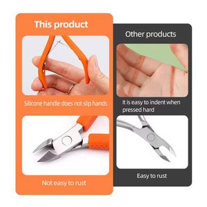 Juego de Cortaúñas de Acero Inoxidable con Cuchilla Biselada de 12.5mm, Herramienta Portátil para Manicura y Pedicura, Uso Adulto - Product Image 4