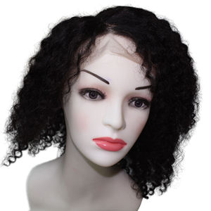 Peluca rizada natural estilo pixie de cabello humano con cierre, fácil instalación y textura sedosa, perfecta para la belleza y la confianza diarias. - Product Image 1