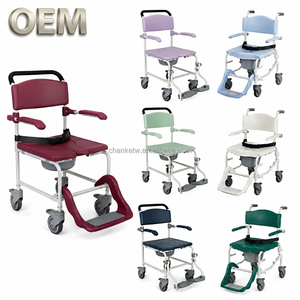 OEM Taiwan Customized Multifunctional Toilet Wheeled <b>Shower</b> <b>Chair</b> Daily Living Aids Custom Design Factory Manufacturing - Product Image 1