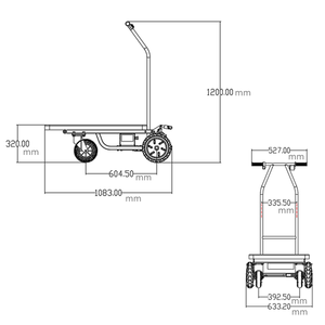 Plataforma de Transporte Eléctrica Passion Mobility StepOn EWagon 2025 con Batería de Iones de Litio, Capacidad de 200 kg, para Hospitales y Almacenes - Product Image 4