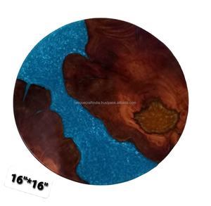 Collection Prestige de planches à fromage en bois de manguier et en résine pour servir et hacher pour les amateurs de cuisine - Product Image 3