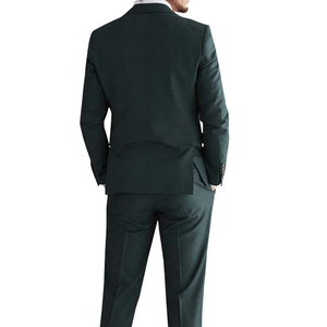 Customizable Men's Solid Color Three-Piece <b>Suit</b> Set Business Casual Notch Lapel Single Breasted Design Slim-Fit <b>Suit</b> Set - Product Image 2