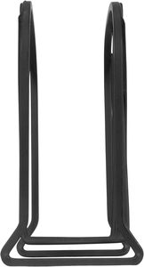 Modern <b>Black</b> Metal Napkin Holder - Geometric Wire Napkin Stand for Kitchen Counter, Dining Table & Desktop Mail Organizer Rack - Product Image 2