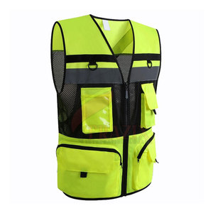 Chaleco de Trabajo Ligero de Alta Visibilidad, Ropa de Seguridad para Trabajadores de la Construcción, Mantenimiento y Transporte - Product Image 3