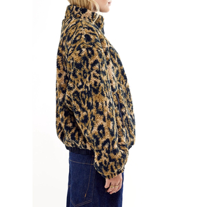 Veste Courte en Polaire Sherpa pour Femme, Fermeture Éclair Intégrale, Polaire Teddy, Hiver, Décontractée, Streetwear, Personnalisable OEM ODM, Vente en Gros - Product Image 1