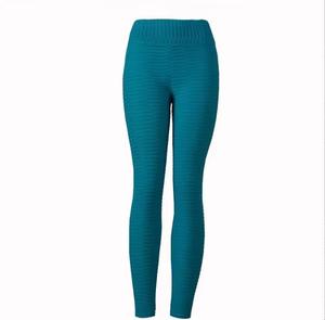 High Waist Full Length Seamless Sporty Comfortable <b>Knitted</b> <b>Leggings</b> Solid Stretchy Women's All Seasons Spandex Polyester Fabric - Product Image 2