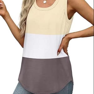 Wholesale <b>Womens</b> Spaghetti Strap <b>Tank</b> <b>Top</b> Soft Ribbed Cami Crop <b>Top</b> Summer Casual Slim Fit Sleeveless <b>Womens</b> Wear - Product Image 1