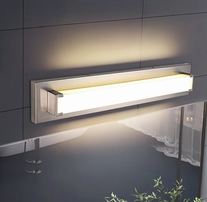 Lampe murale LED au design moderne, étanche IP44, pour miroir de salle de bain, éclairage mural intérieur en acier inoxydable, pour miroir d'hôtel - Product Image 5