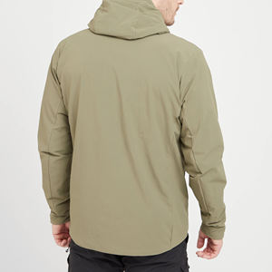 Chaqueta Bomber Softshell para Hombre, Servicio Personalizado OEM, Resistente al Viento y Transpirable, Diseño Frontal Bordado, Informal, para Invierno - Product Image 2
