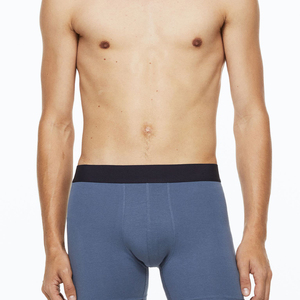 Calzoncillos Boxer Personalizados para Hombre con Logotipo, Transpirables, Cómodos, Antibacterianos, de Algodón, Ropa Interior Sexy al por Mayor, OEM, con Bolsa de Tela - Product Image 4
