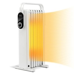 1500W Oil Filled Radiator <b>Heater</b> with Foldable Rack Portable <b>Electric</b> <b>Space</b> <b>Heater</b> for Indoor Use - Product Image 3