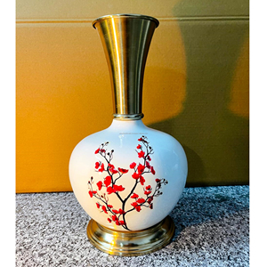 Pot de fleur imprimé en fer noir Vase à fleurs en métal moderne pour la décoration de la maison et la décoration de mariage - Product Image 6