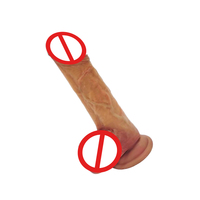 Dildo réaliste en silicone souple avec sensation de peau de pénis, jouet sexuel pour femmes, masturbateur étanche et portable