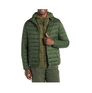 Best Quality Fashion Shiny Winter Men's Puffer <b>Jacket</b> High Street Style Stand Collar Custom Colors & Logo - Product Image 1