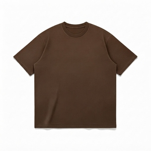 Camiseta de algodón lisa de cuello redondo y manga corta, de alta calidad, fabricación de ropa premium, OEM, ODM, marca privada, ropa al por mayor. - Product Image 1