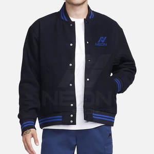 Veste Letterman respirante et confortable, meilleur prix, utilisation en extérieur, prix de gros, veste d'hiver pour homme en vente en ligne - Product Image 3