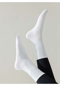 Calcetines de Pilates al por Mayor con Logotipo Personalizado, Antideslizantes, para Yoga y Gimnasio, Unisex, de Algodón y Spandex, hasta la Pantorrilla - Product Image 3