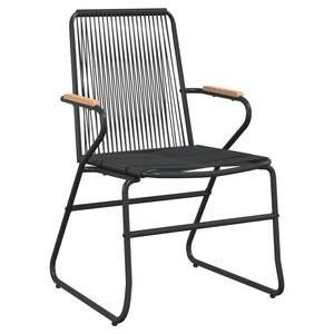 Conjunto de Comedor para Jardín en Negro - Product Image 5