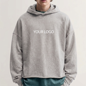 เสื้อฮู้ดดี้คุณภาพสูง ผ้าฝ้าย 100% แบบสั่งทำพิเศษ ทรงโอเวอร์ไซส์ ใส่ได้ทั้งชายและหญิง พิมพ์ลายตามต้องการ เนื้อผ้าถักทอระบายอากาศได้ดี เหมาะสำหรับฤดูหนาว เสื้อฮู้ดดี้ผู้ชาย - Product Image 4