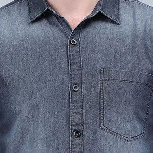เสื้อเชิ้ตยีนส์คุณภาพสูงราคาประหยัด ตะเข็บแข็งแรง ดีไซน์สวมใส่สบาย สไตล์ลำลอง - Product Image 6
