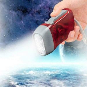 Lampe torche manivelle à 3 LED Ys5176, lampe de camping dynamo à manivelle - Product Image 5