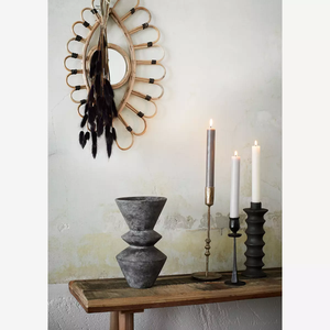 Durable Hand Forged Black Iron Unique Handmade Solid Iron <b>Candlestick</b> Holder Home Wedding Easter Christmas Party Decoration - Product Image 3