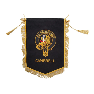 Banderola de Escudo de Armas de Primera Calidad en Hilo Dorado con Flecos, Escudo Familiar Personalizado en Venta, Insignia de Tela Bordada a Mano - Product Image 4