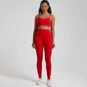 Hot Selling Spandex Polyester Made Yoga Set for Women New Arrival Latest Design Women Yoga Set With <b>Low</b> MOQ - Product Image 6