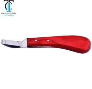 Cuchillo de Herrador para Pezuñas, Acero Inoxidable, Mango Antideslizante, Herramienta para Recortar Pezuñas de Caballos, Equipo Veterinario Equino - Product Image 3