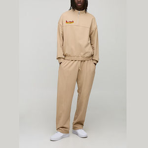 Ensemble survêtement homme streetwear imprimé, pantalon de jogging et sweat-shirt, coupe ample et oversize, poids moyen, chaud, 2 pièces, le plus vendu - Product Image 4