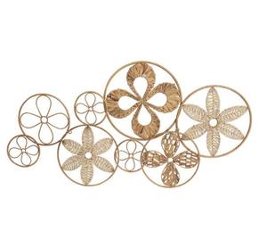 ตะกร้าหวายติดผนังสไตล์วินเทจทำมือ ตกแต่งบ้าน จานแขวนผนังลายเวียดนาม งานสานจากพืช ล้างทำความสะอาดได้ - Product Image 5