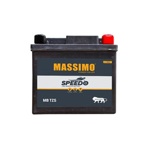 Batería de Plomo-Ácido para Motocicleta de Dos Ruedas MASSIMO MB - TZ5 de Alta Demanda y Calidad Confiable del Fabricante Líder de la India - Product Image 1