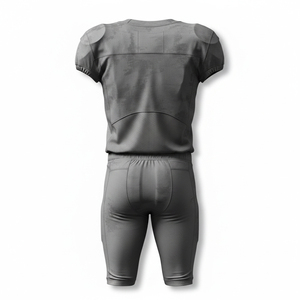 Uniforme de fútbol americano de malla resistente al por mayor, camiseta de gridiron en blanco, pantalones de compresión de alta resistencia para partidos, venta directa de fábrica - Product Image 3