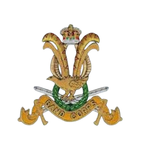 Badge de blazer en tissu toile entièrement personnalisé, brodé à la main, style tendance, avec fil de bullion de haute qualité et épingle de sûreté pour uniformes - Product Image 1