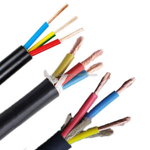 Low Voltage 3/4 Cores AC Power black Cable <b>Electrical</b> <b>Wires</b> Copper Conductor Insulated Power Cable <b>Wire</b> - Product Image 2