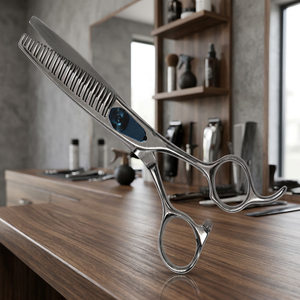 Tijeras de Peluquería Profesionales ASAP de 6 Pulgadas para Diestros, de Acero Inoxidable, con Hojas Afiladas y Puntas Redondeadas, Mango Largo - Product Image 2