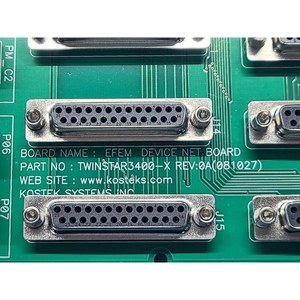 Contrôleur de robot de transfert de plaquettes Kostek TWINSTAR3400-X d'occasion – Pièces d'équipement semi-conducteur de génération précédente - Product Image 3