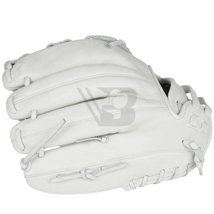 Gants de baseball professionnels en cuir blanc de haute qualité pour lanceur gaucher, imperméables, protection UV, unisexe, entraînement - Product Image 3