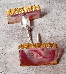 Poignées et boutons de meubles en résine et époxy faits à la main de haute qualité pour armoire porte tiroir armoire autres quincaillerie de meubles - Product Image 5