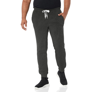 Oem Custom Men's Lightweight Casual <b>Fleece</b> <b>Joggers</b> Premium Sweatpants with Drawstring Closure Polyester/Cotton Blend for Winter - Product Image 5