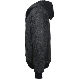 Sweat-shirt à capuche zippé en polaire pour homme, couleur unie, coupe décontractée, vêtement d'automne - Product Image 3
