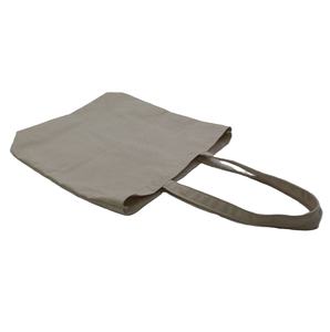 Bolso de mano promocional de lona natural para el mercado de comestibles, tela orgánica de algodón crudo natural plegable, liso, diseño personalizado, 10 OZ - Product Image 6
