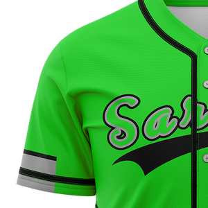 Maillots de baseball et softball personnalisés avec nom d'équipe, maillot de baseball numérique, vêtements de sport, logo frontal, ensemble de baseball à manches courtes pour hommes - Product Image 4