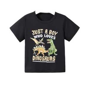 Camiseta para Bebé Niño, 100% Algodón, Transpirable, Ecológica, Manga Corta, Casual, Venta al Por Mayor, Precio Económico, Orientada a la Exportación - Product Image 5