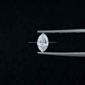 Diamant VS1 de laboratoire taille marquise en vrac pour la fabrication de bijoux, excellente taille, certifié IGI, diamant scintillant CVD mixte - Product Image 5