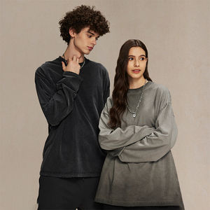 Camiseta de Manga Larga Lisa con Estampado Personalizado HSI 2026, Camiseta de Manga Larga con Estampado Serigrafiado, Venta al Por Mayor, OEM/ODM, Lista para Enviar - Product Image 3